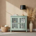 Portland 2 Door Glass Cabinet by Simple Living