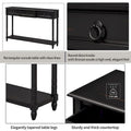 Entryway Console Table with Drawers Stylish Sofa Table
